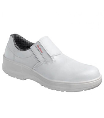 Sapato de Segurança Microfibra Branco com Elástico - Conforto CA-37709