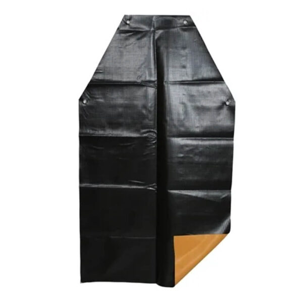 Avental de Trevira KP1000 1,20x0,70cm Laranja e Preto | CA-21208