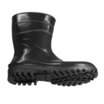 Bota de Pvc Work Preta Sem Forro Cano Médio