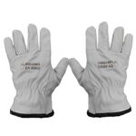 Luva de Vaqueta Curta com Reforço no Polegar - 1