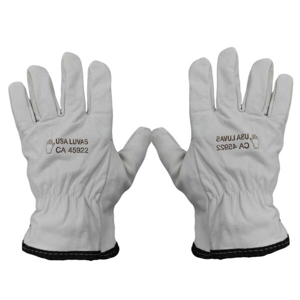 Luva de Vaqueta Curta com Reforço no Polegar - 1