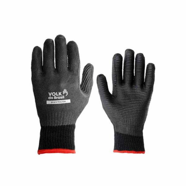 Luva Black Tractor Vulcanizada Com Punho Tricotado