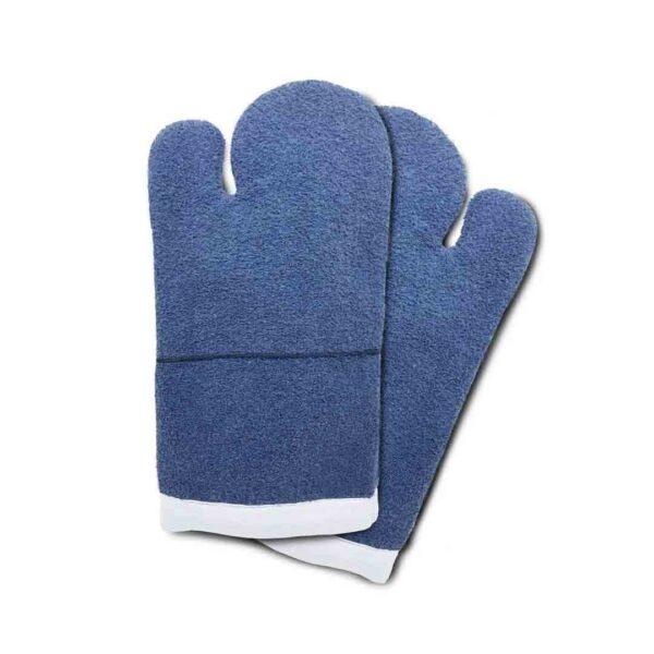 Luva Grafatex Mão de Gato Azul longa