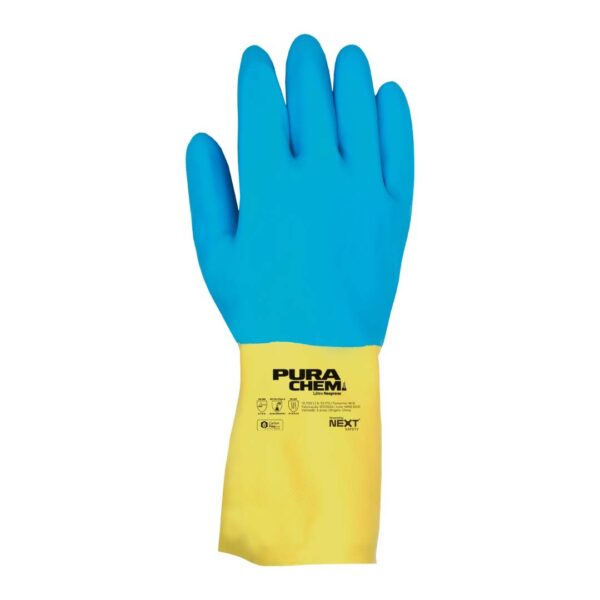 Luva Látex Neoprene Purachem Ideal Contra Agentes Químicos - Next Safety