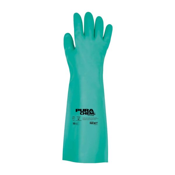 Luva Nitrilica Purachem Premium Longa 46cm