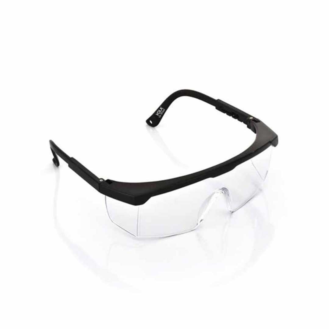 Óculos de Segurança Vvision 100 Incolor com Lentes Antirrisco - Volk CA-50610 Óculos de Segurança Vvision 100 Incolor