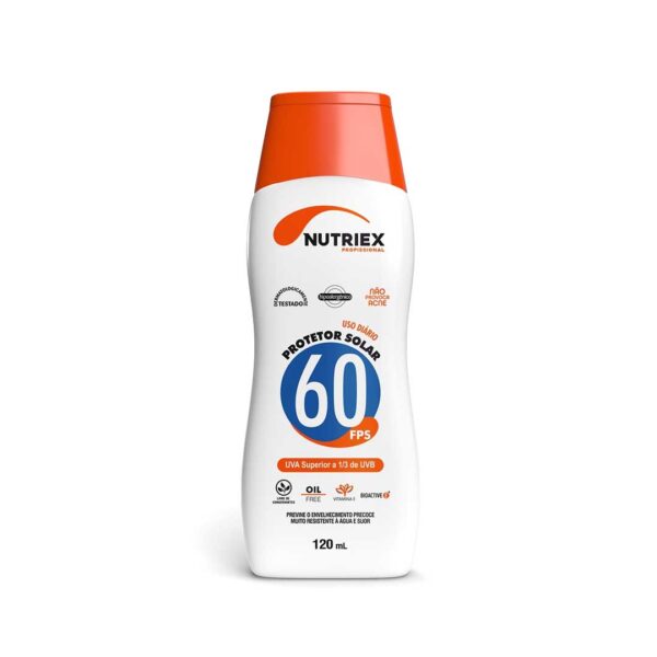 Protetor Solar FPS 60 120ml - Nutriex